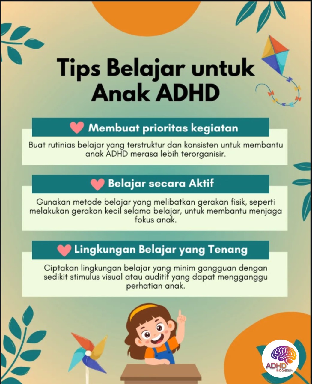 Strategi Belajar yang Cocok untuk Anak ADHD di Kabupaten Pulau Morotai
